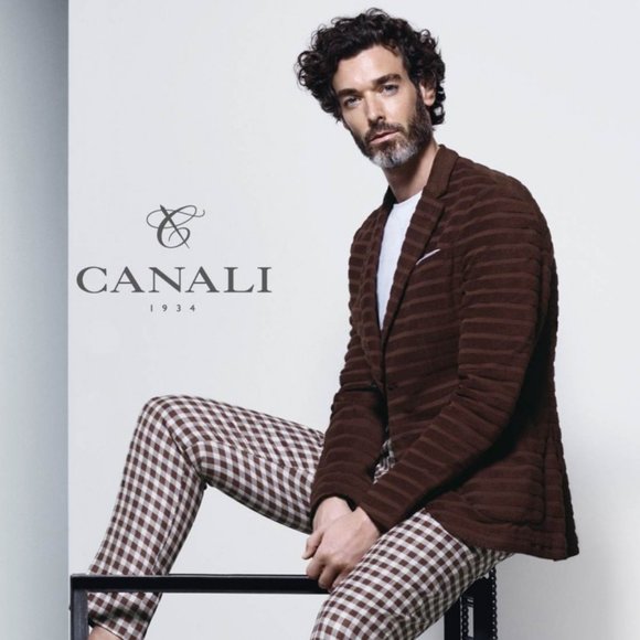 CANALI MEN'S (3) BUTTON CLASSIC SUPER 120'S WOOLMARK LUXURY BLAZER (ITALY) - Picture 8 of 17